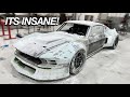 The custom bodykit for my mid engine 67 mustang fastback is totally insane in the best way