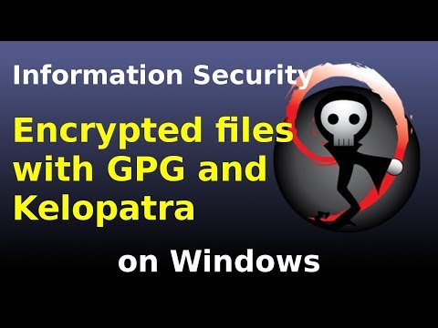 Encrypted files in Windows with GPG and Kleopatra