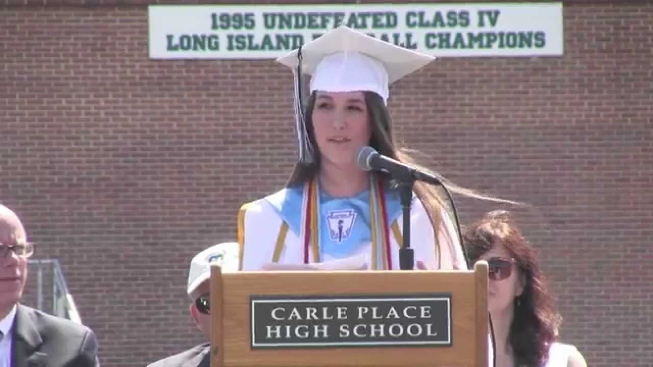 Carle Place High School Salutatory Address Class of 2014 YouTube