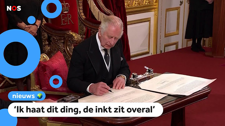 Britse koning Charles heeft ruzie met zijn pen