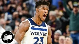 Jimmy Butler 'dominates' Wolves scrimmage, screams 'you can't win without me' | The Jump