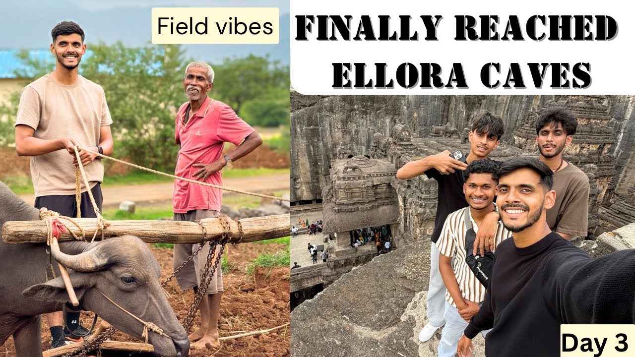 From Village Fields to Ellora Caves 🐂⛏️ | Incredible Maharashtra | Day 3