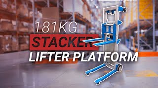 WFH181 Hand Stacker  Manual Lifter  Material Handling  Workplace Solutions