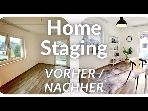 HOME STAGING VORHER / NACHHER in einer Eigentumswohnung in Velbert