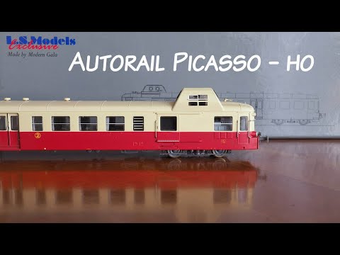 TRAIN HO - autorail Picasso X3800 LS Models