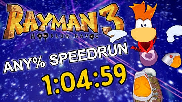 [WR] Rayman 3: Hoodlum Havoc Any% speedrun in 1:04:59