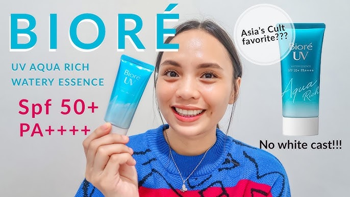 Biore Uv Aqua Rich Best Sunscreen For Oily Acne Prone Skin Breakdown Of Ingredients As To Why Youtube