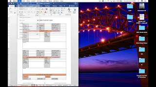 Tutorial: How to Create a Form Using Word 2016 Table Feature