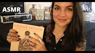 ASMR ROLEPLAY TATOUAGE * 1er RDV * Sons livres / papiers / classeur screenshot 3