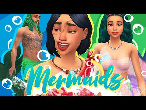 Adorable MERMAID Family 🧜🏼‍♀️ Sims 4 Island Living Create A Sim