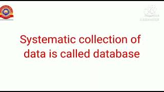 Standard 10 IT Chapter 8 Database  - An introduction Part 1