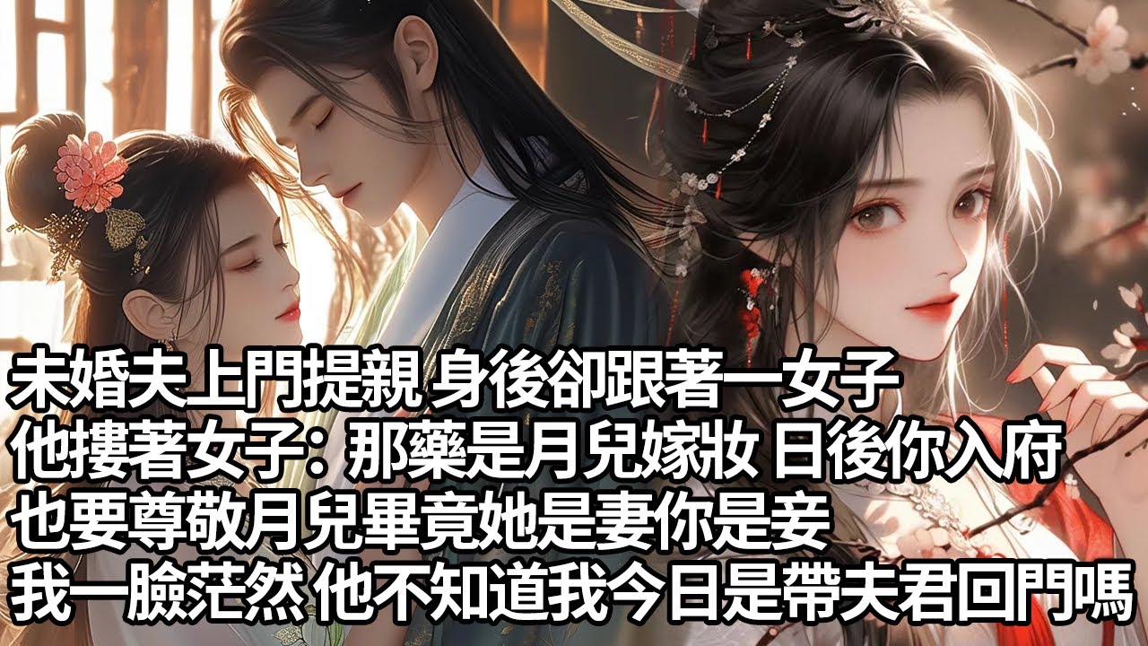 【一口氣看完】未婚夫上門提親 身後卻跟著一女子，他摟著女子：那藥是月兒嫁妝 日後你入府，也要尊敬月兒畢竟她是妻你是妾，我一臉茫然 他不知道我今日是帶夫君回門嗎【許青瑟】【大女主】【甜文】
