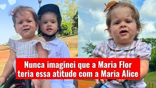 Nunca Imaginei Que A Maria Flor Teria Essa Atitude Com A Maria Alice