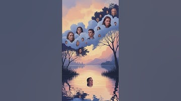 "How many faces are hidden in this tree? Let