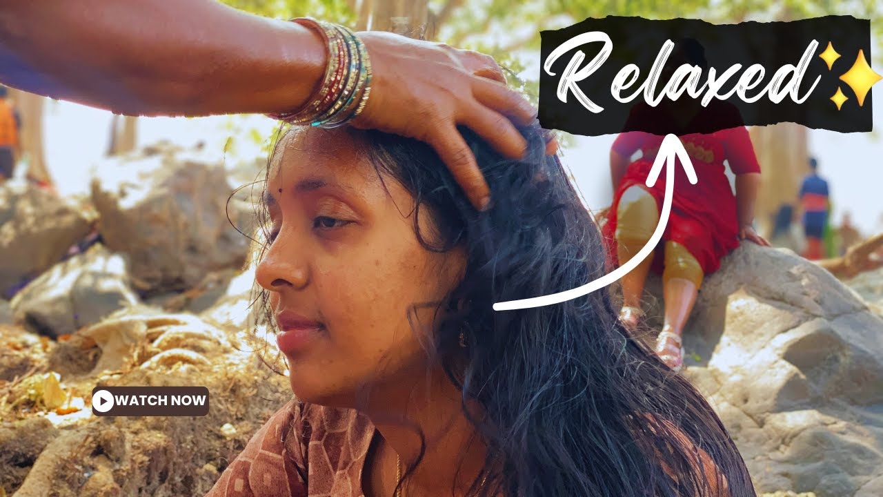 💆‍♀️Woman Client 😴👌GOOD Massage | 🌊River Side | Outdoor 🌴🍃Natural Forest #massage #relaxing