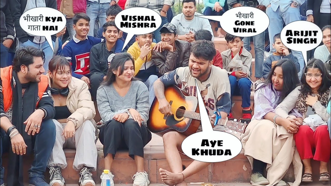 Broken Begger (भिखारी) Singing Reaction Video On Public Place  Sad Songs Mash up By iklakh sainy