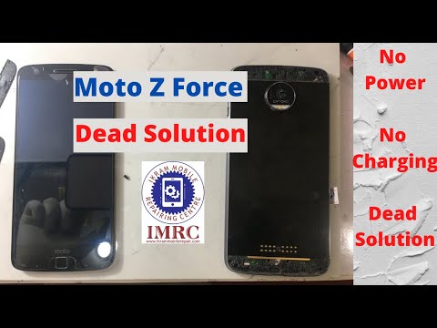 Moto Z Force Droid Dead solution No Power No Charging very easy to Repair all Moto Model