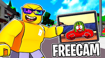 Using FREECAM to CHEAT in Hide & Seek Brookhaven