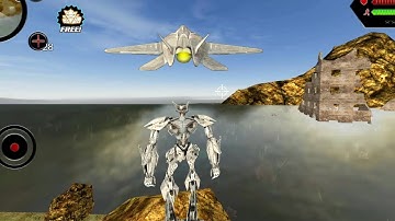 Robot Shark - (Airplane Robot Fight Boss Car Robot) AirPlane Fly And Attack Robot - Android Gameplay