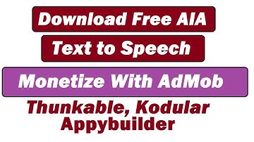 Download Free AIA | Text to Speech | Monetize With AdMob Ads | Riyan Talks
