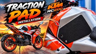 Traction Pad Installed in My KTM RC 200 🔥 | Detailed Process | Much needed modification 💀 screenshot 1