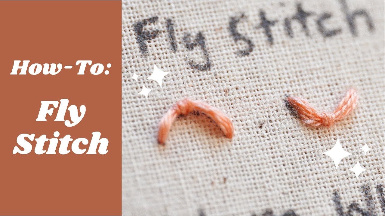 Fly Stitch | Easy Embroidery Tutorial - YouTube
