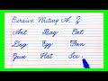 Cursive writing a to z | Cursive abcd | Cursive writing abcd | Cursive letters | Cursive handwriting
