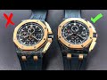 How to Spot Fake Watches - Audemars Piguet Royal Oak Offshore