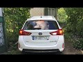 Toyota Auris, short unprofessional Back up LED conversion