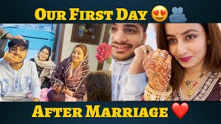 Our First Day 😍🫂  After Marriage ❤️ | Pyaare Supu