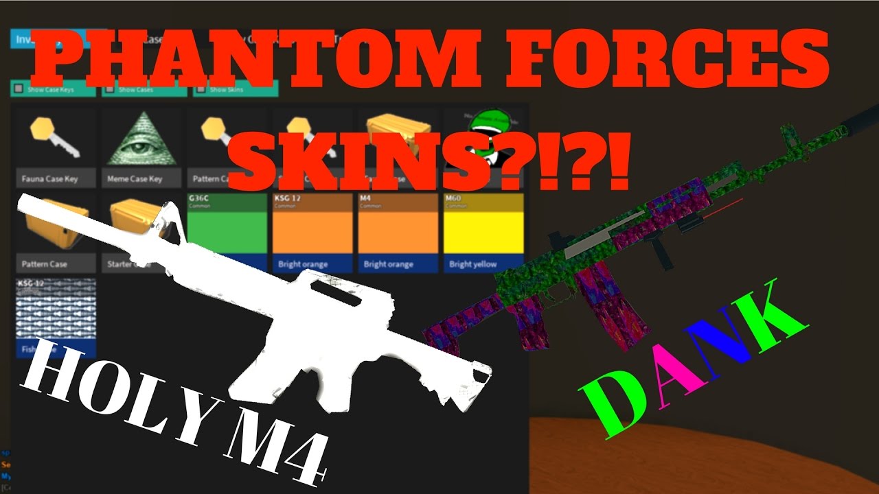 Holy M4 Phantom Forces Skins Roblox Youtube - m4 gun model roblox