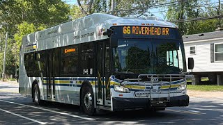 BRAND NEW Suffolk Transit 2026 New Flyer XDE35 7212 on the Route 66 Passing By 