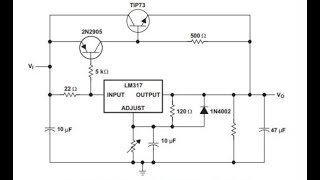 #548 LM317 with Transistor for more Current