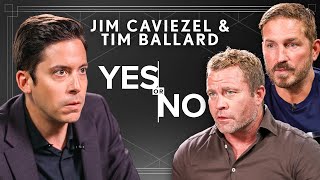 Jim Caviezel & Tim Ballard: 'I Was Struck By Lighting' & Sound of Freedom | YES or NO