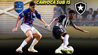 JOGO Audax vs Botafogo - carioca sub 15