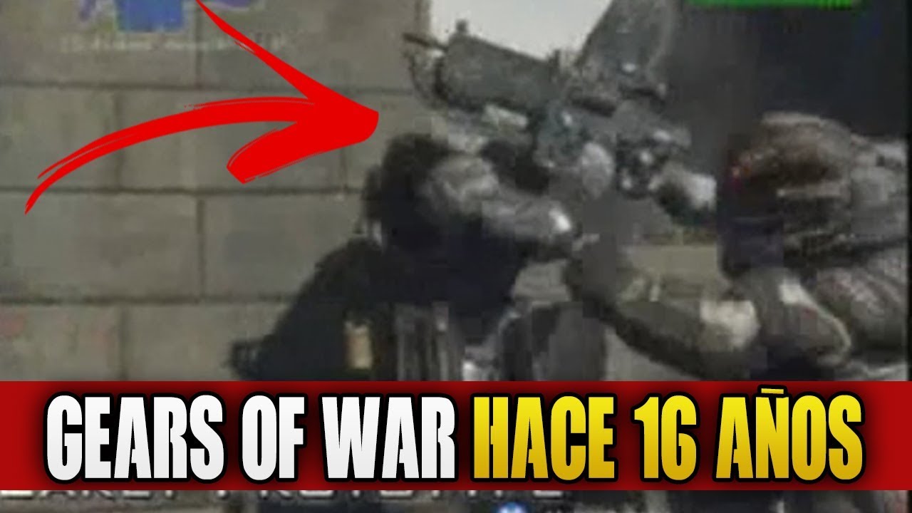 ASÍ ERA GEARS OF WAR HACE 16 AÑOS!!
