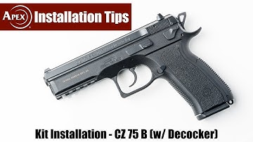 How To Disassemble & Reassemble The CZ 75 Decocker Frames