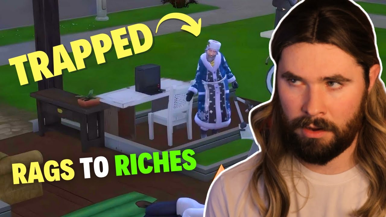 I Trapped Santa in my House | Sims 4 - Rags to Riches