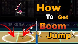 Tutorial How to get BOOM JUMP the spike volleyball 3x3 screenshot 2