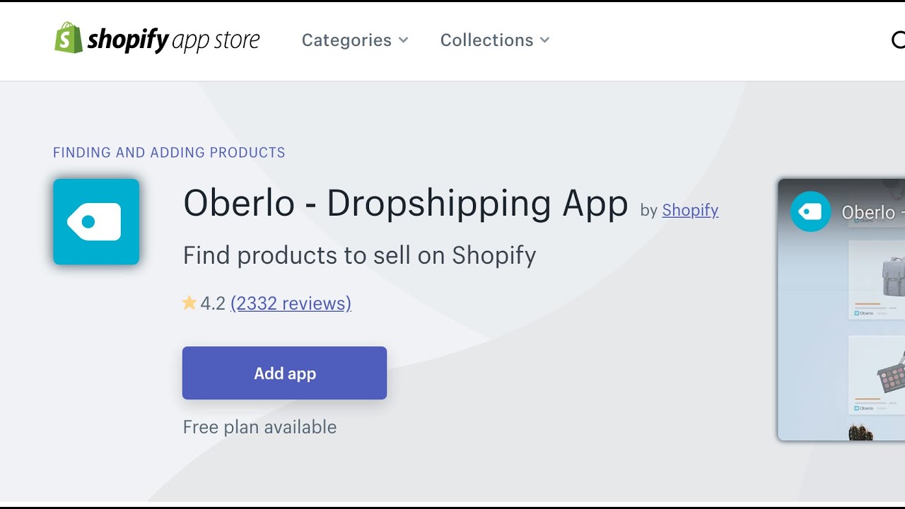 Snapshot of Online Dropshipping With Oberlo On Shopify
