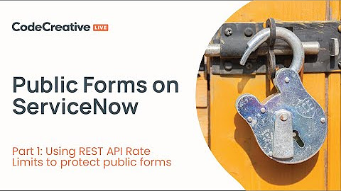Public Forms on ServiceNow