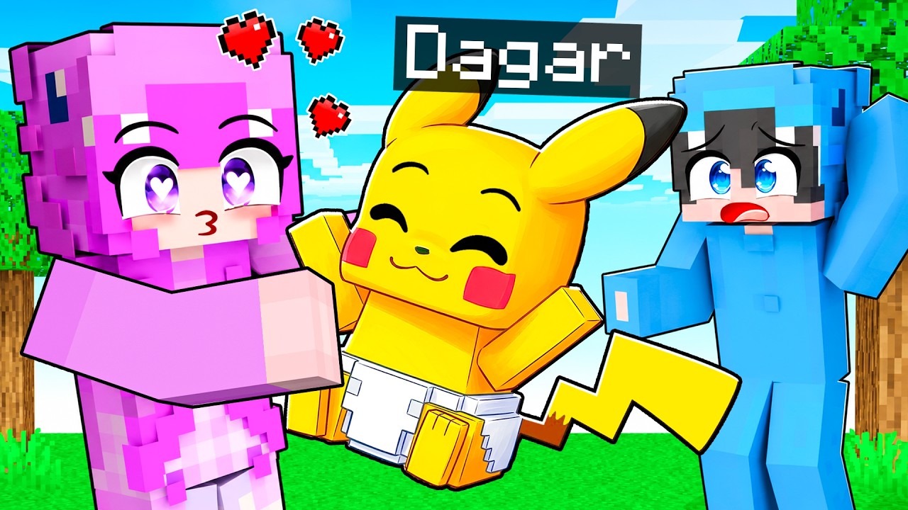 Me Convertí en BEBÉ POKEMON para Molestar a mis Amigos en Minecraft!