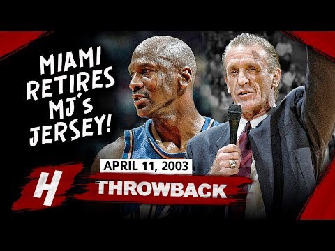 Miami Heat Retires MJ's 23 Jersey 