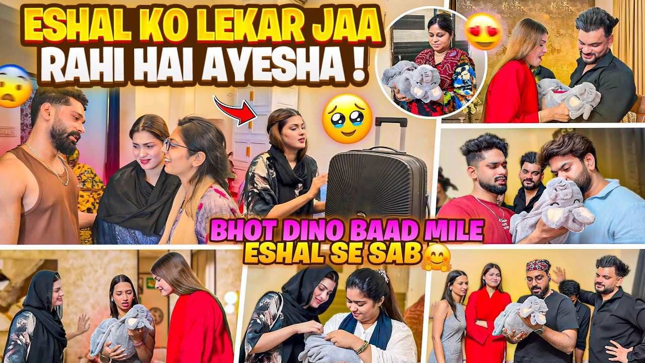Eshal Ko Lekar Jaa Rahi Hai Ayesha 🥺| Huda Appi Se Milke Rona Aaya 💔| Fokats | Abresh & Zeeshan