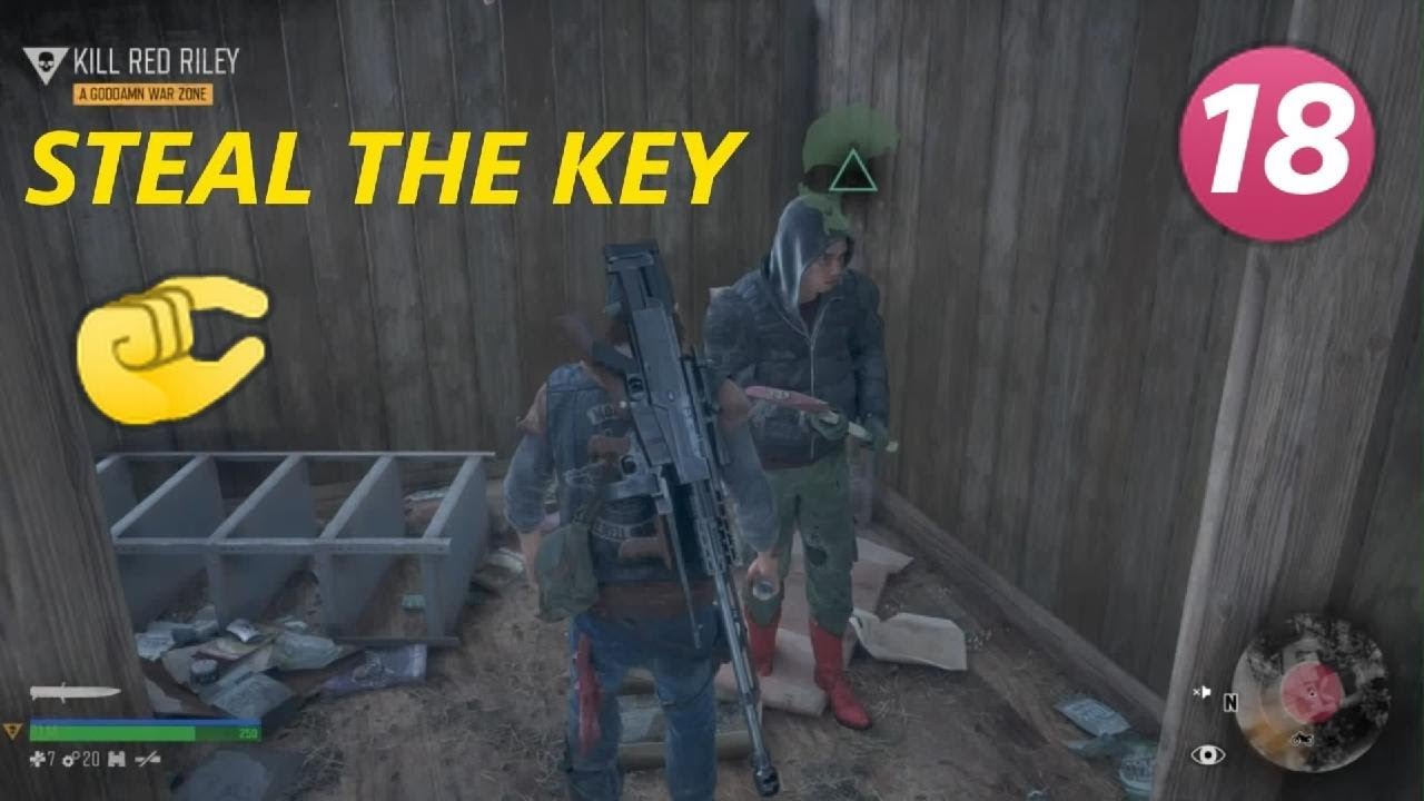 DAYS GONE: KILL RED RILEY- STEAL THE KEY