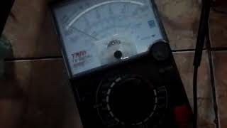 Cara cek out speaker menggunakan multitester analog