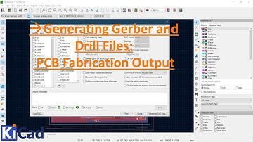 21 Generating Gerber and Drill Files: PCB Fabrication Output