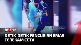 Aksi Pencurian Emas Sepuluh Gram Terekam CCTV, Pelaku Langsung Diciduk | AKIM tvOne