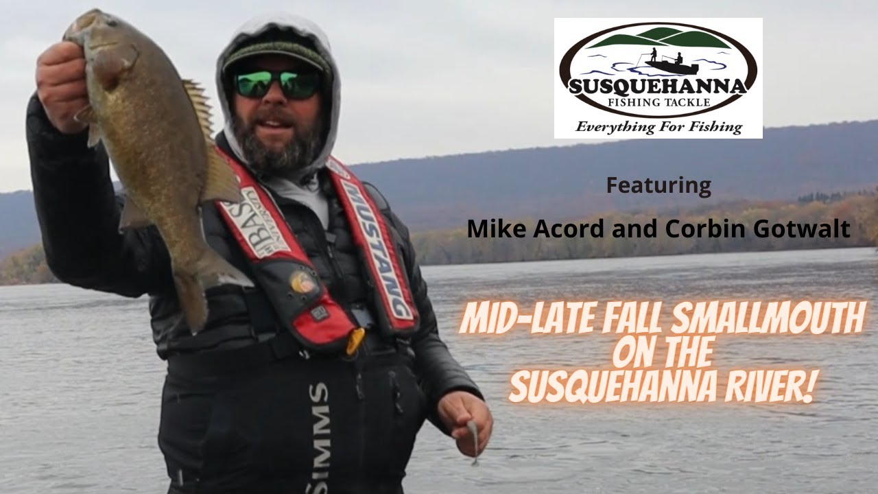 Late-Fall Fishing (On The Water) - Late Season Susquehanna River Smallmouth  Bass - SFTTACKLE.COM 