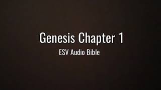Genesis Chapter 1 ESV Bible